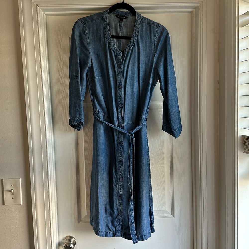 Soft Denim Midi Dress